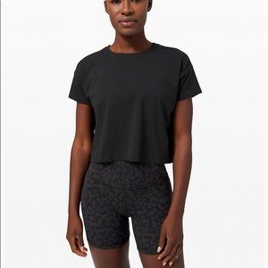 LuLuLemon Soft Cotton Cates Tee size 8